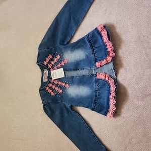 NWT Peacolate Jean Jacket Age 3 -4 years